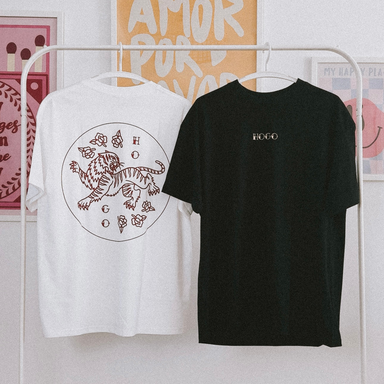 Wild Petals - Camiseta Blanca