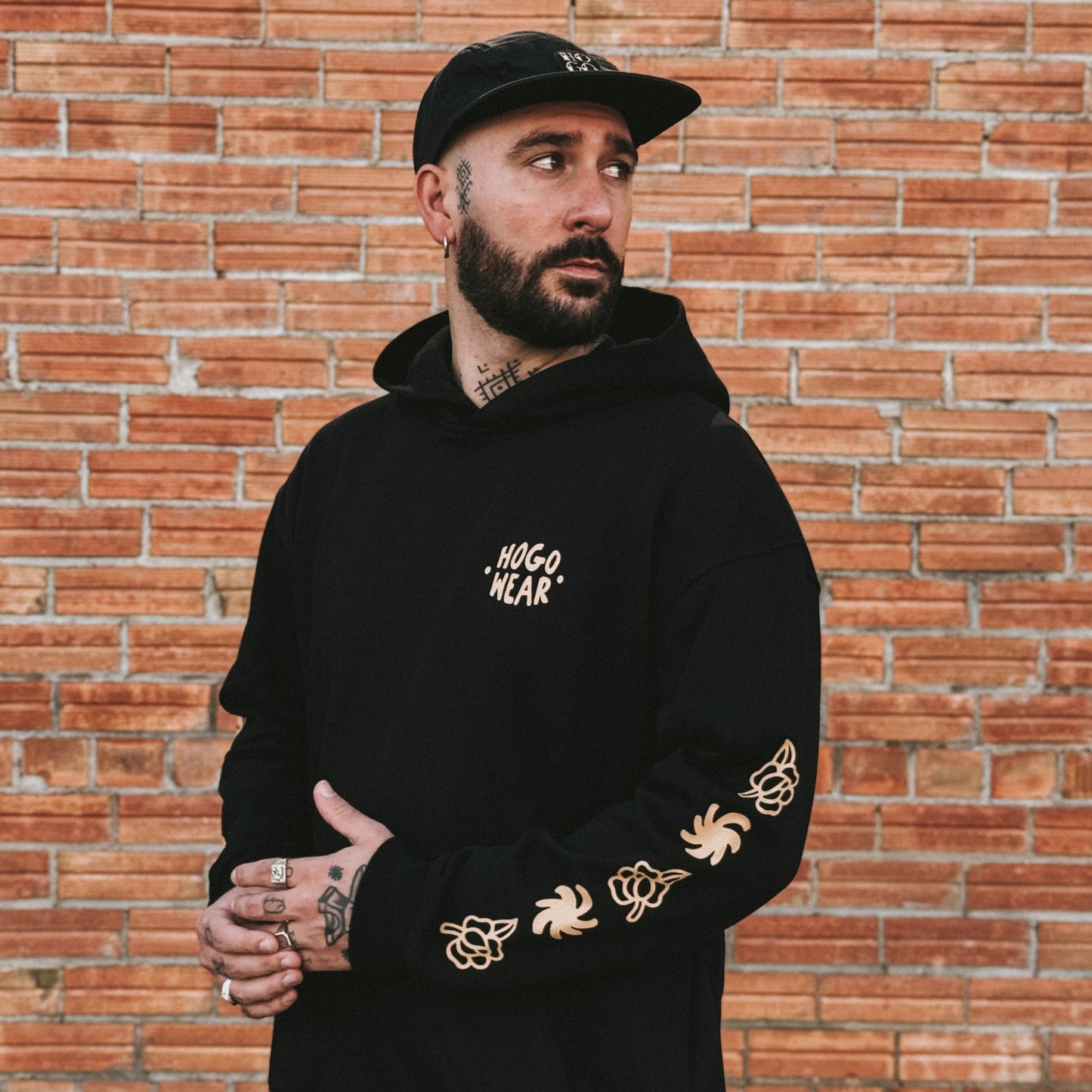 Wild Petals - Sudadera con capucha